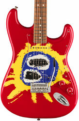 Elektrische gitaar in str-vorm Fender 30th Anniversary Screamadelica Stratocaster Ltd (MEX, PF) - Red blue yellow