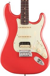Elektrische gitaar in strat vorm Fender American Ultra Luxe Vintage '60s Stratocaster HSS (USA, RW) - fiesta red