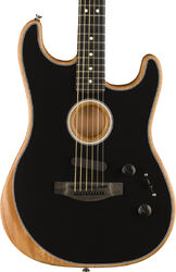 Folk gitaar Fender American Acoustasonic Stratocaster - Black