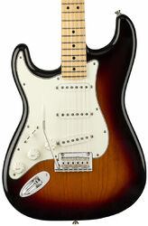 Linkshandige elektrische gitaar Fender Player Stratocaster Gaucher (MEX, MN) - 3-color sunburst