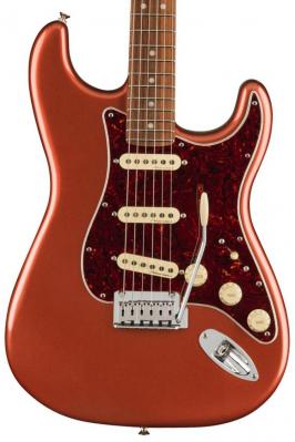 Solid body elektrische gitaar Fender Player Plus Stratocaster (MEX, PF) - Aged candy apple red