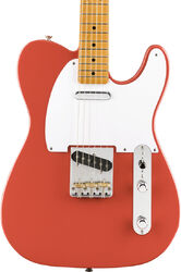 Televorm elektrische gitaar Fender Vintera 50's Telecaster (MEX, MN) - Fiesta red