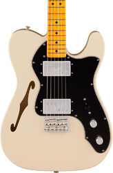 Televorm elektrische gitaar Fender American Vintage II 1972 Telecaster Thinline Ltd (USA, MN) - olympic white