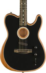 Volksgitaar Fender American Acoustasonic Telecaster (USA) - Black