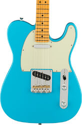 Televorm elektrische gitaar Fender American Professional II Telecaster (USA, MN) - Miami blue