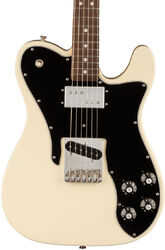 Televorm elektrische gitaar Fender American Vintage II 1977 Telecaster Custom (USA, RW) - Olympic white