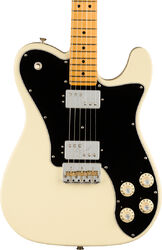 Televorm elektrische gitaar Fender American Professional II Telecaster Deluxe (USA, MN) - Olympic white