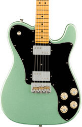 Televorm elektrische gitaar Fender American Professional II Telecaster Deluxe (USA, MN) - Mystic surf green