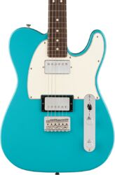 Televorm elektrische gitaar Fender Player II Telecaster HH (MEX, RW) - Aquatone blue