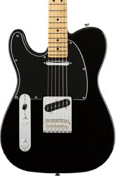 Linkshandige elektrische gitaar Fender Player Telecaster Gaucher (MEX, MN) - Black
