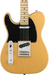 Linkshandige elektrische gitaar Fender Player Telecaster Gaucher (MEX, MN) - Butterscotch blonde