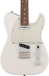 Televorm elektrische gitaar Fender Player Telecaster (MEX, PF) - Polar white
