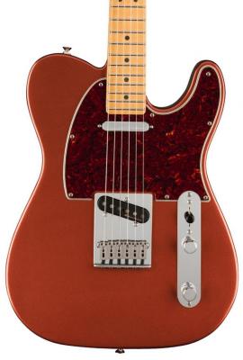 Solid body elektrische gitaar Fender Player Plus Telecaster (MEX, MN) - Aged candy apple red