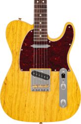 Televorm elektrische gitaar Fender Made in Japan Telecaster Raw Ash Ltd - Satin vintage natural