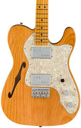 Semi hollow elektriche gitaar Fender American Vintage II 1972 Telecaster Thinline (USA, MN) - Aged natural