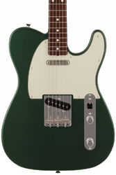 Televorm elektrische gitaar Fender Made in Japan Traditional 60s Telecaster - Aged sherwood green metallic