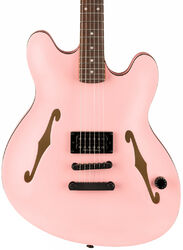 Semi hollow elektriche gitaar Fender Tom DeLonge Starcaster - Satin Shell Pink