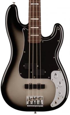 Solid body elektrische bas Fender Troy Sanders Precision Bass (MEX, RW) - Silverburst