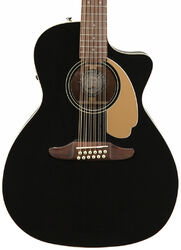 Elektro-akoestische gitaar Fender Villager 12-String - Black