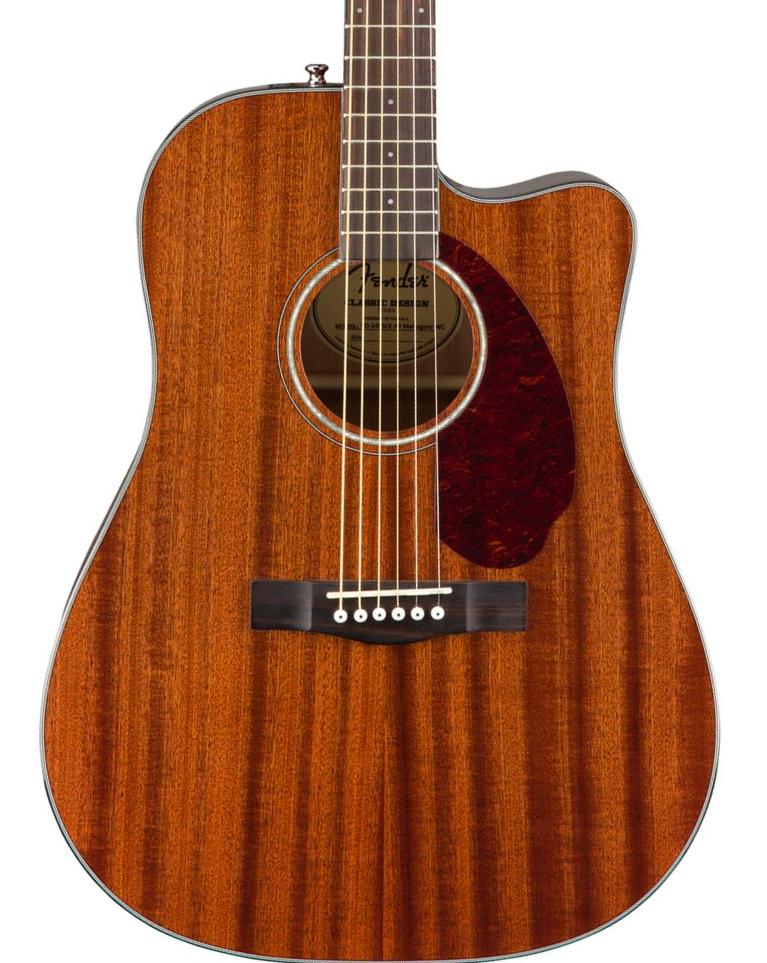 Folk gitaar Fender CD-140SCE All-Mahogany - Natural