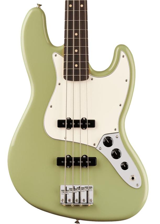 Solid body elektrische bas Fender Player II Jazz Bass (MEX, RW) - Birch Green