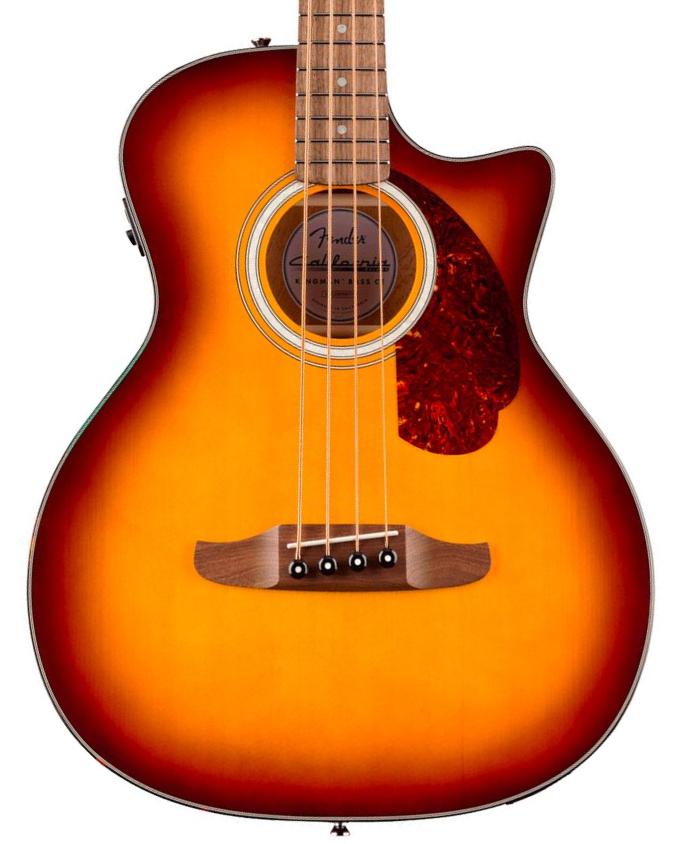 California Deluxe Kingman Bass CE - honey sunburst