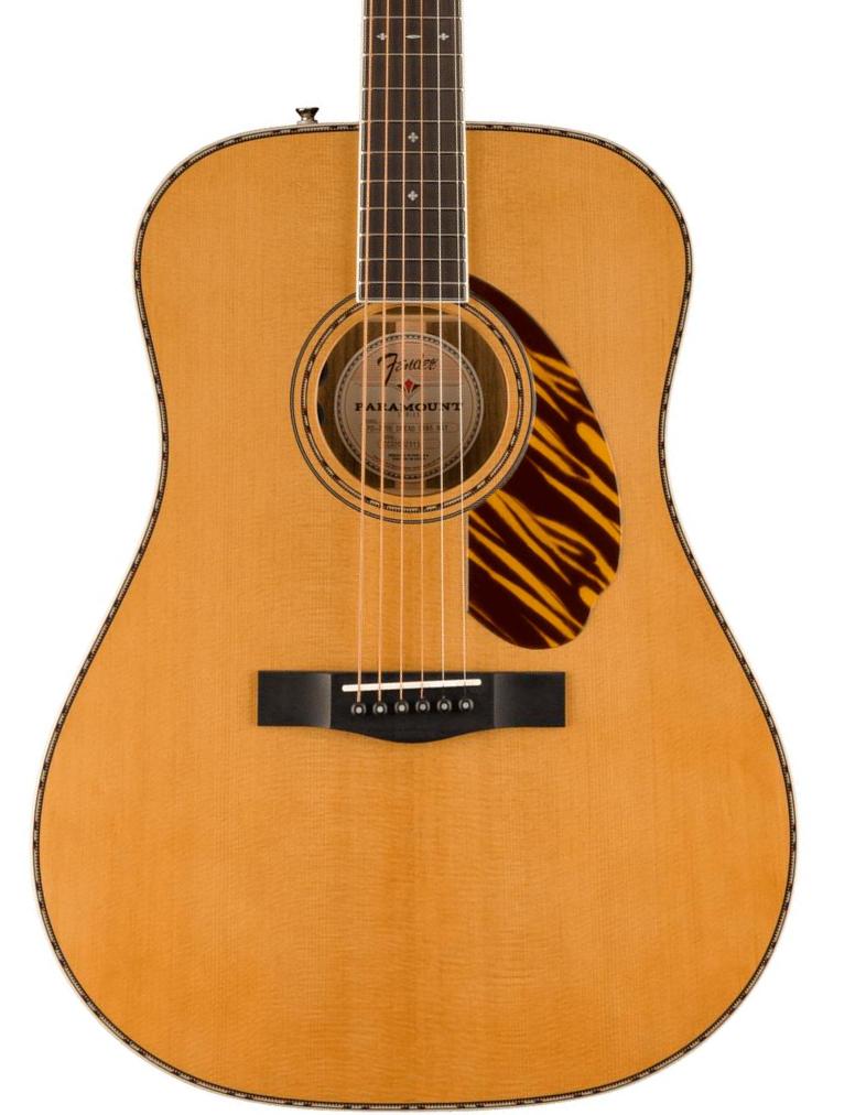 Folk gitaar Fender Paramount FSR PD-220E - Aged natural