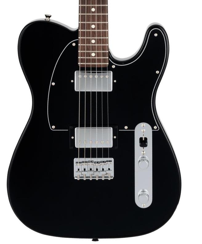 Televorm elektrische gitaar Fender Made in Japan Hybrid II Telecaster HH (RW) - black