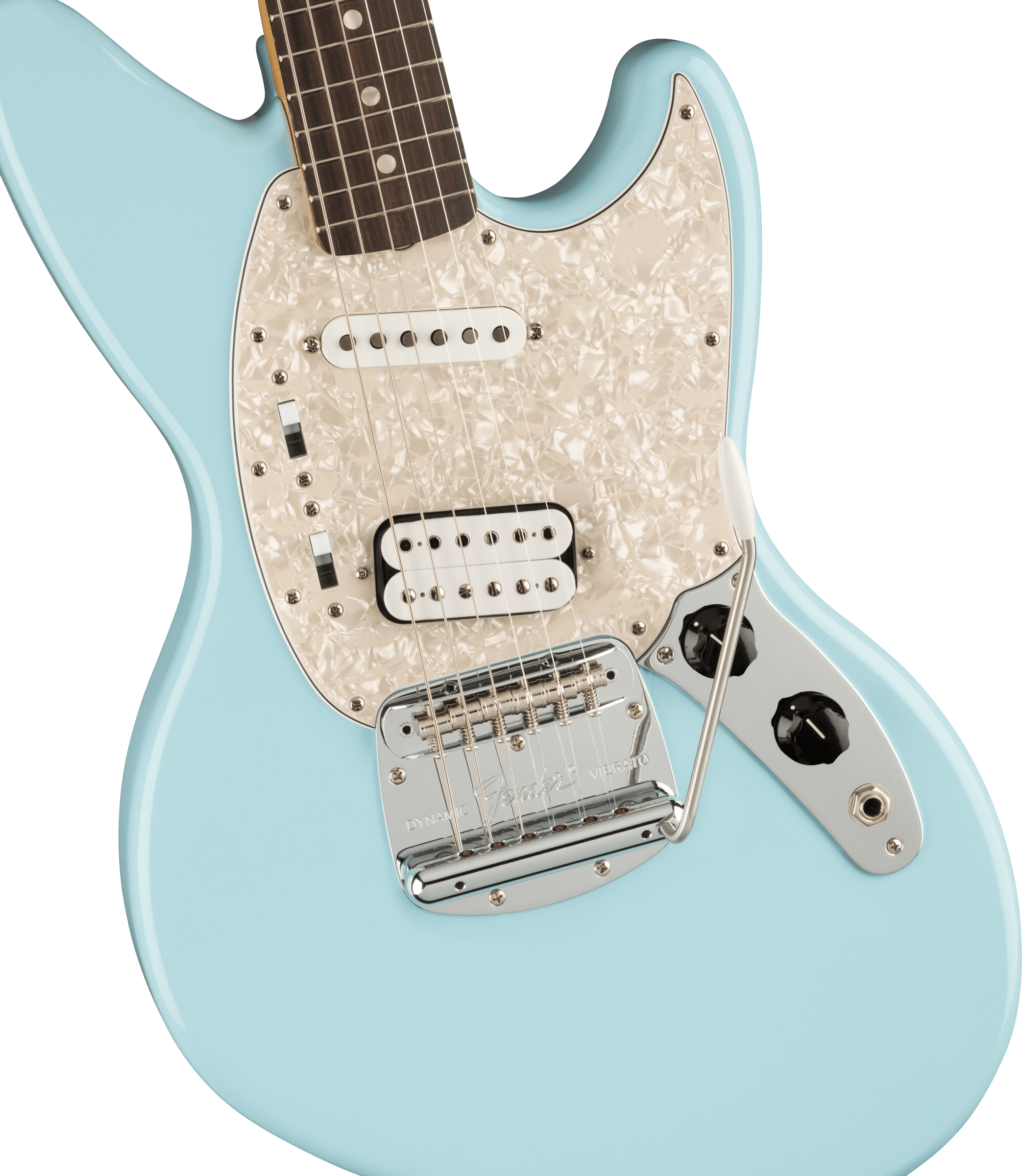 Fender Jag-stang Kurt Cobain Artist Hs Trem Rw - Sonic Blue - Retro-rock elektrische gitaar - Variation 2