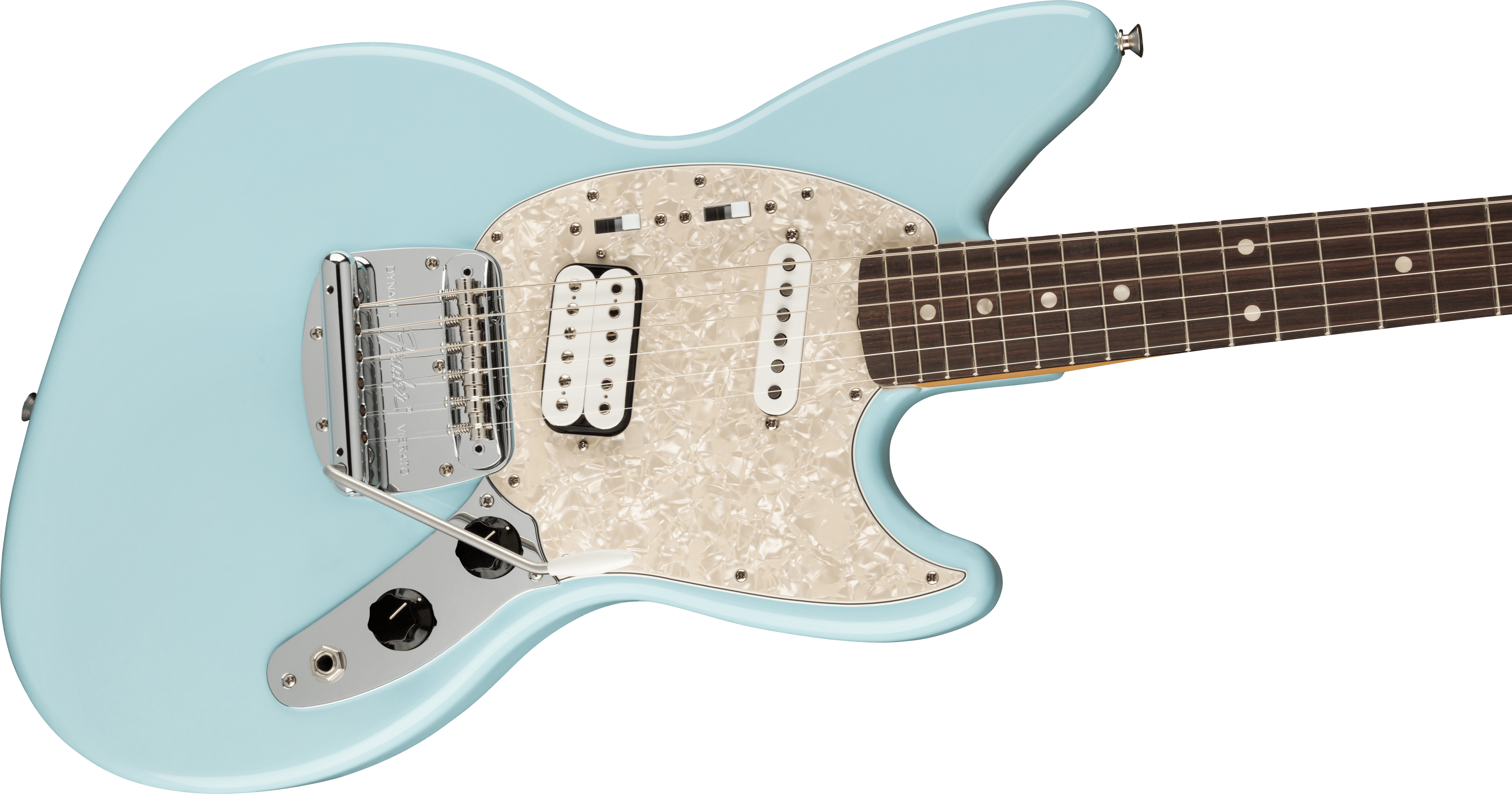 Fender Jag-stang Kurt Cobain Artist Hs Trem Rw - Sonic Blue - Retro-rock elektrische gitaar - Variation 3