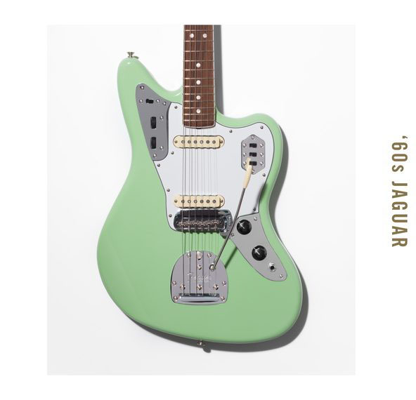 Fender Jaguar '60s American Original Usa Ss Rw - Surf Green - Retro-rock elektrische gitaar - Variation 3