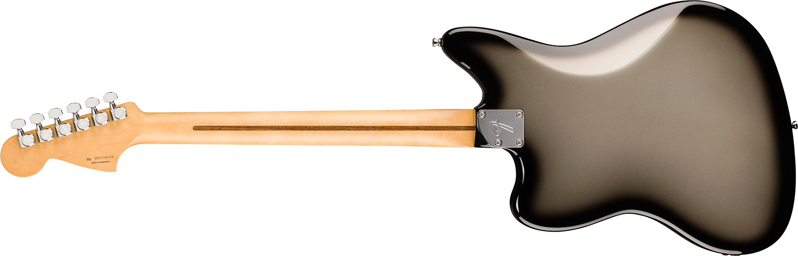Fender Jaguar Baritone Player Fusion Ltd 2h Ht Eb - Silverburst - Bariton elektrische gitaar - Variation 1