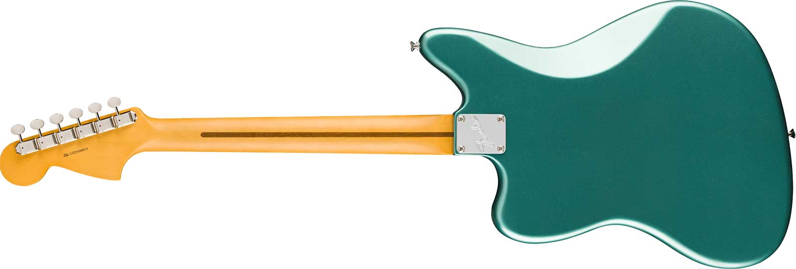 Fender Jaguar Classic American Pro Usa Shsc 2s Trem Rw - Faded Sherwood Green Metallic - Retro-rock elektrische gitaar - Variation 1