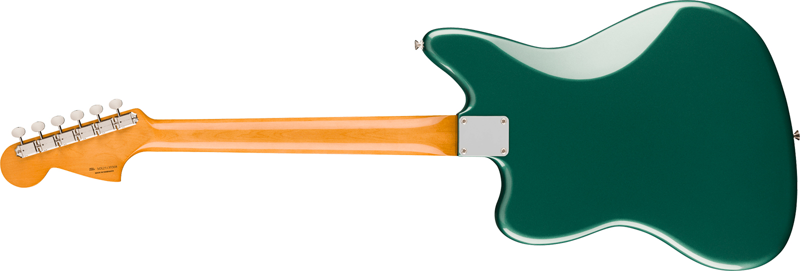 Fender Jaguar Mid 60s Vintera 3 Shsc Mex 2s Trem Rw - Sherwood Green Metallic - Retro-rock elektrische gitaar - Variation 1