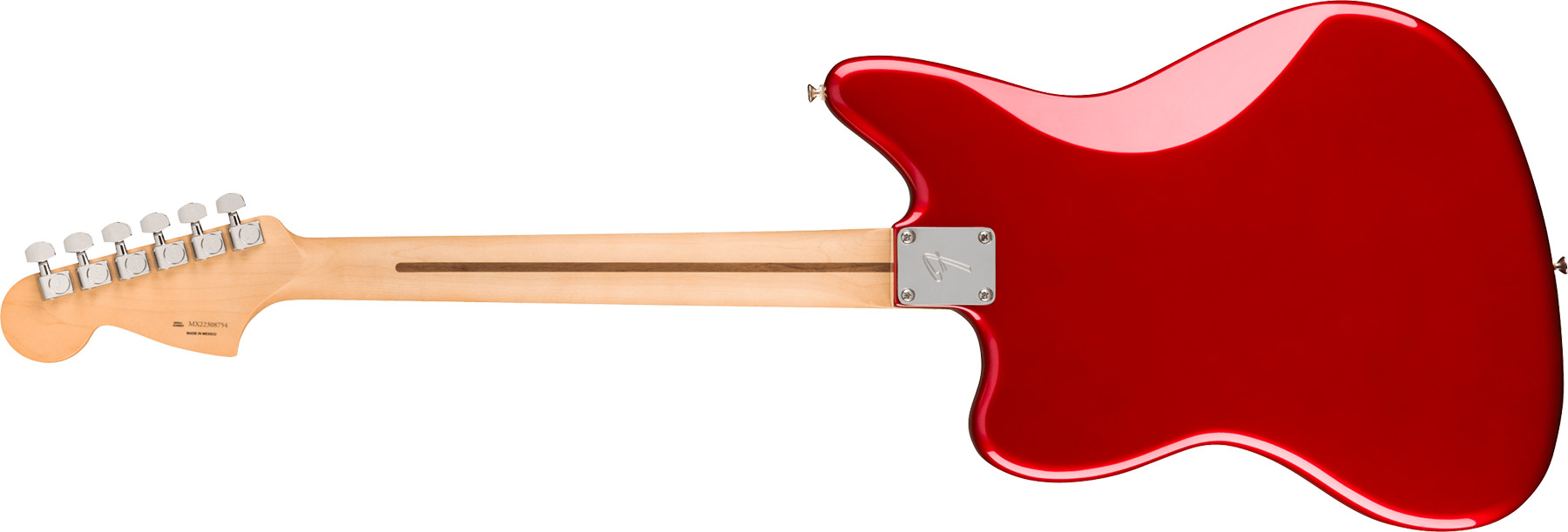 Fender Jaguar Player Mex 2023 Hs Trem Pf - Candy Apple Red - Retro-rock elektrische gitaar - Variation 1