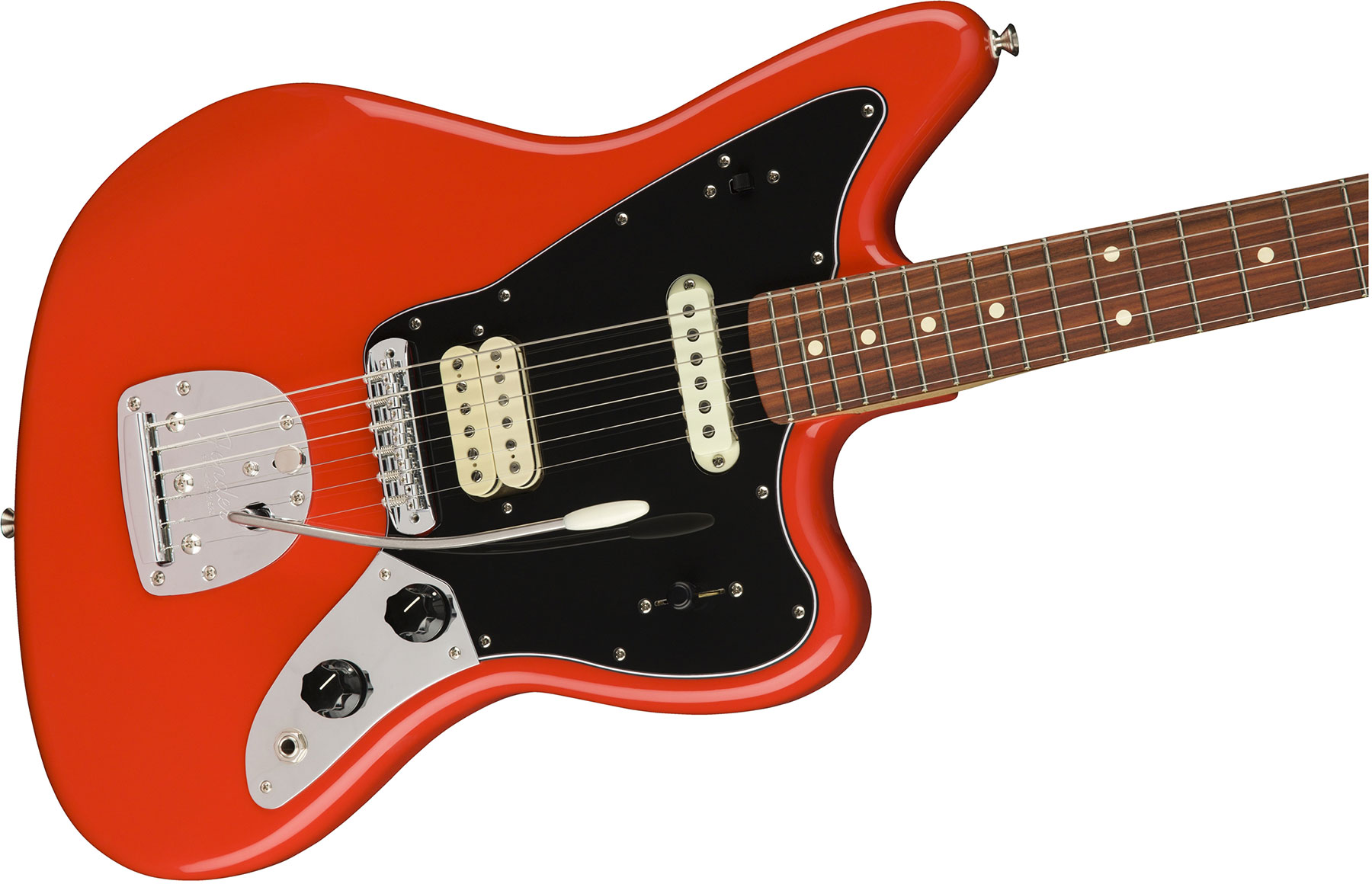Fender Jaguar Player Mex Hs Pf - Sonic Red - Retro-rock elektrische gitaar - Variation 2