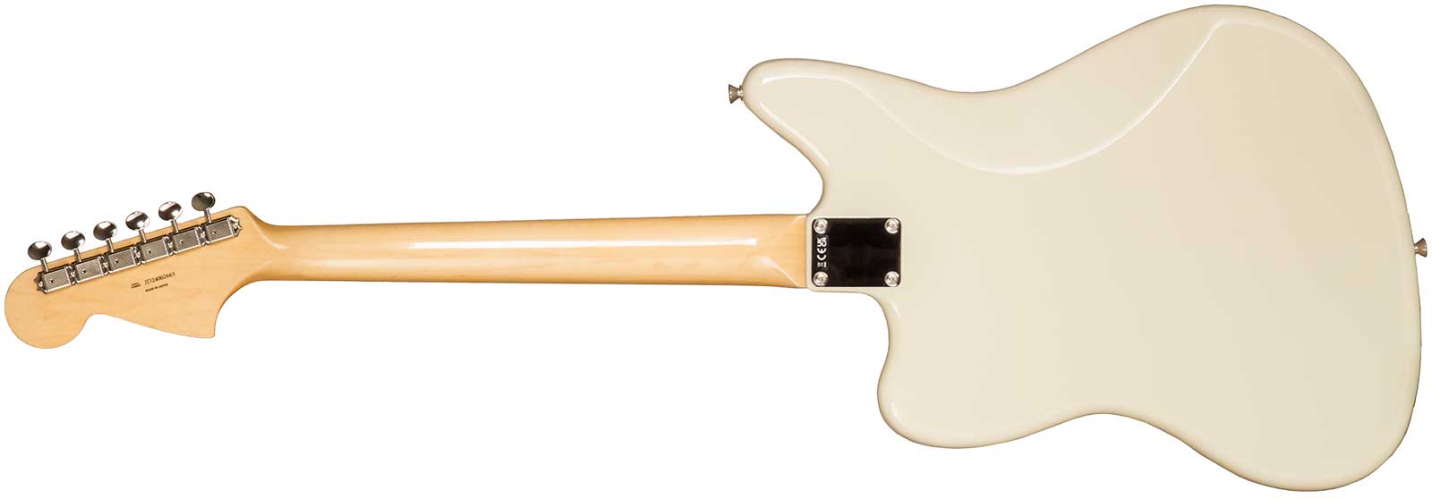 Fender Jaguar Traditional Ii 60s Japan 2s Trem Rw - Olympic White - Retro-rock elektrische gitaar - Variation 4