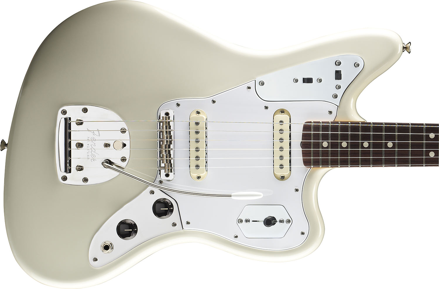 Fender Jaguar Johnny Marr Artist Usa Rw 2016 - Olympic White - Retro-rock elektrische gitaar - Variation 2