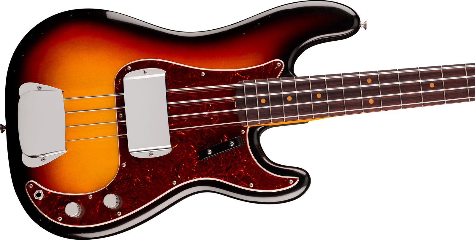 Fender James Jamerson Precision Bass 1962 Signature Usa Rw - Heirloom 3-color Sunburst - Solid body elektrische bas - Variation 2