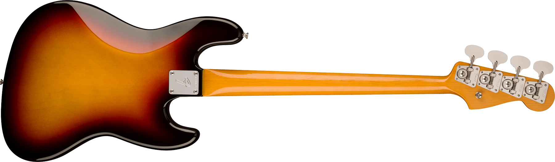 Fender Jazz Bass 1966 American Vintage Ii Lh Gaucher Usa Rw - 3-color Sunburst - Solid body elektrische bas - Variation 1