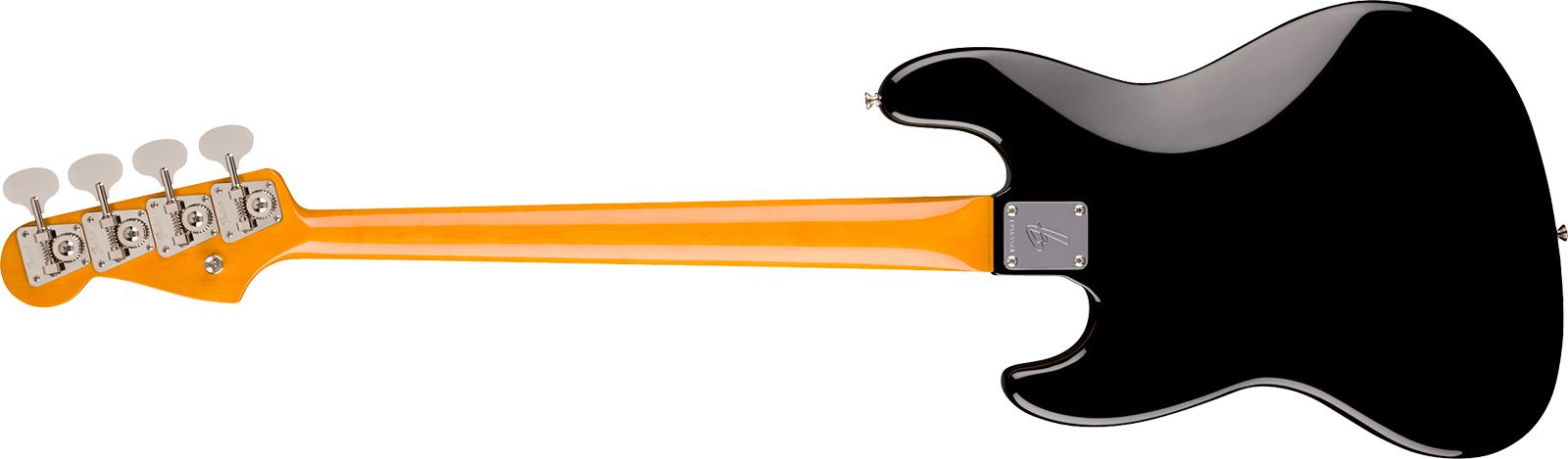 Fender Jazz Bass 1966 American Vintage Ii Ltd Usa Rw - Black - Solid body elektrische bas - Variation 1
