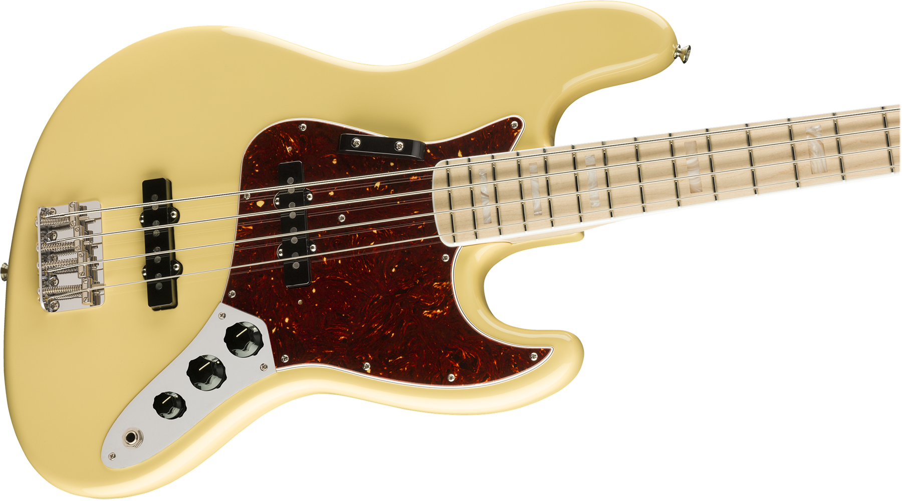 Fender Jazz Bass '70s American Original Usa Mn - Vintage White - Solid body elektrische bas - Variation 2