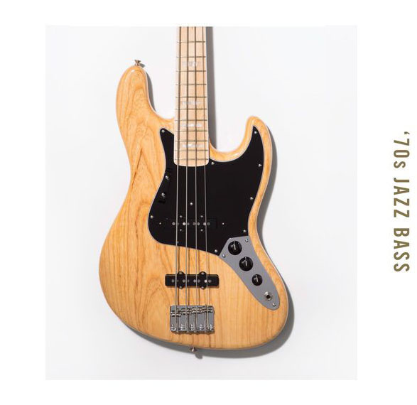 Fender Jazz Bass '70s American Original Usa Mn - Natural - Solid body elektrische bas - Variation 5