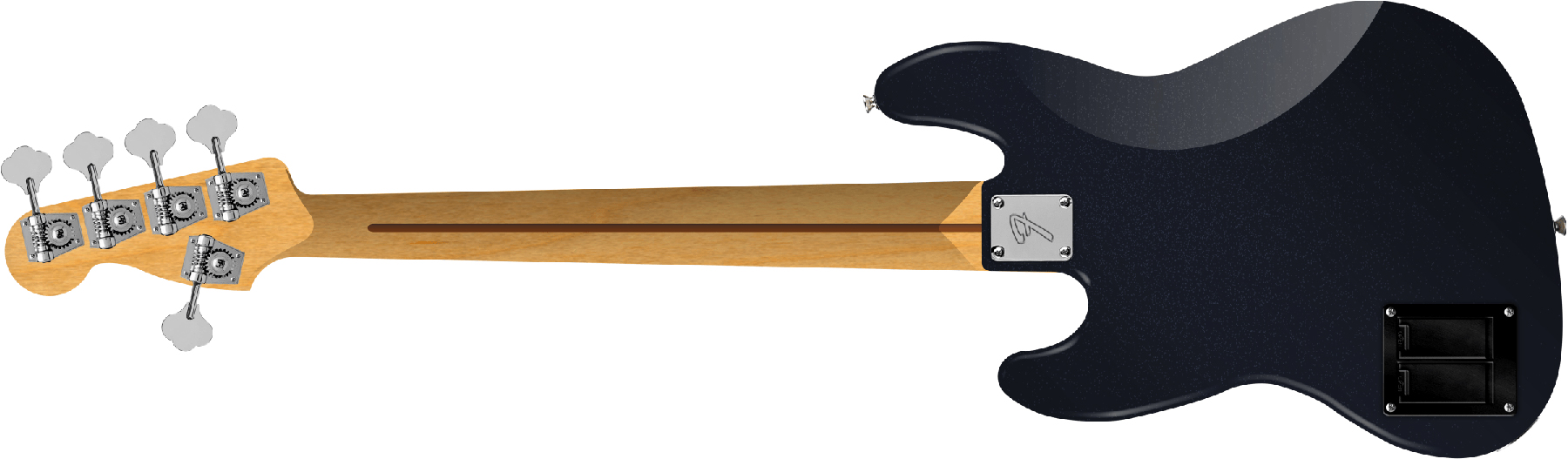 Fender Jazz Bass Active V Player Ii Modified Mex 5c Mn - Dusk - Solid body elektrische bas - Variation 1