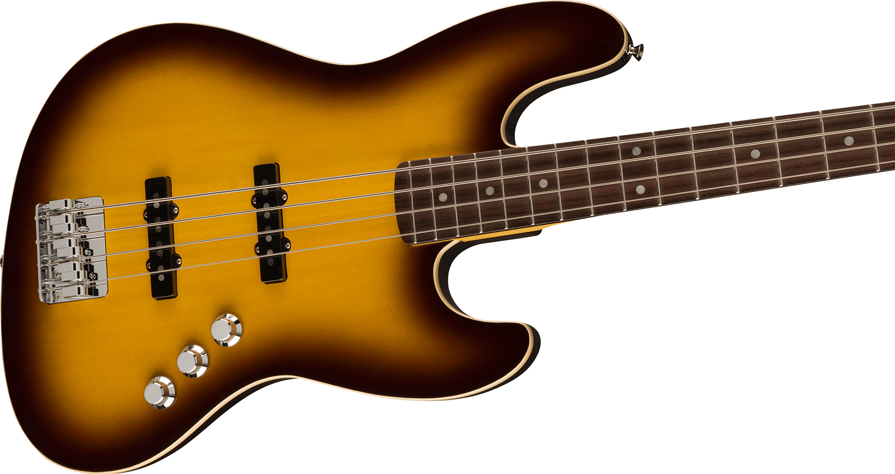 Fender Jazz Bass Aerodyne Special Jap Rw - Chocolate Burst - Solid body elektrische bas - Variation 2