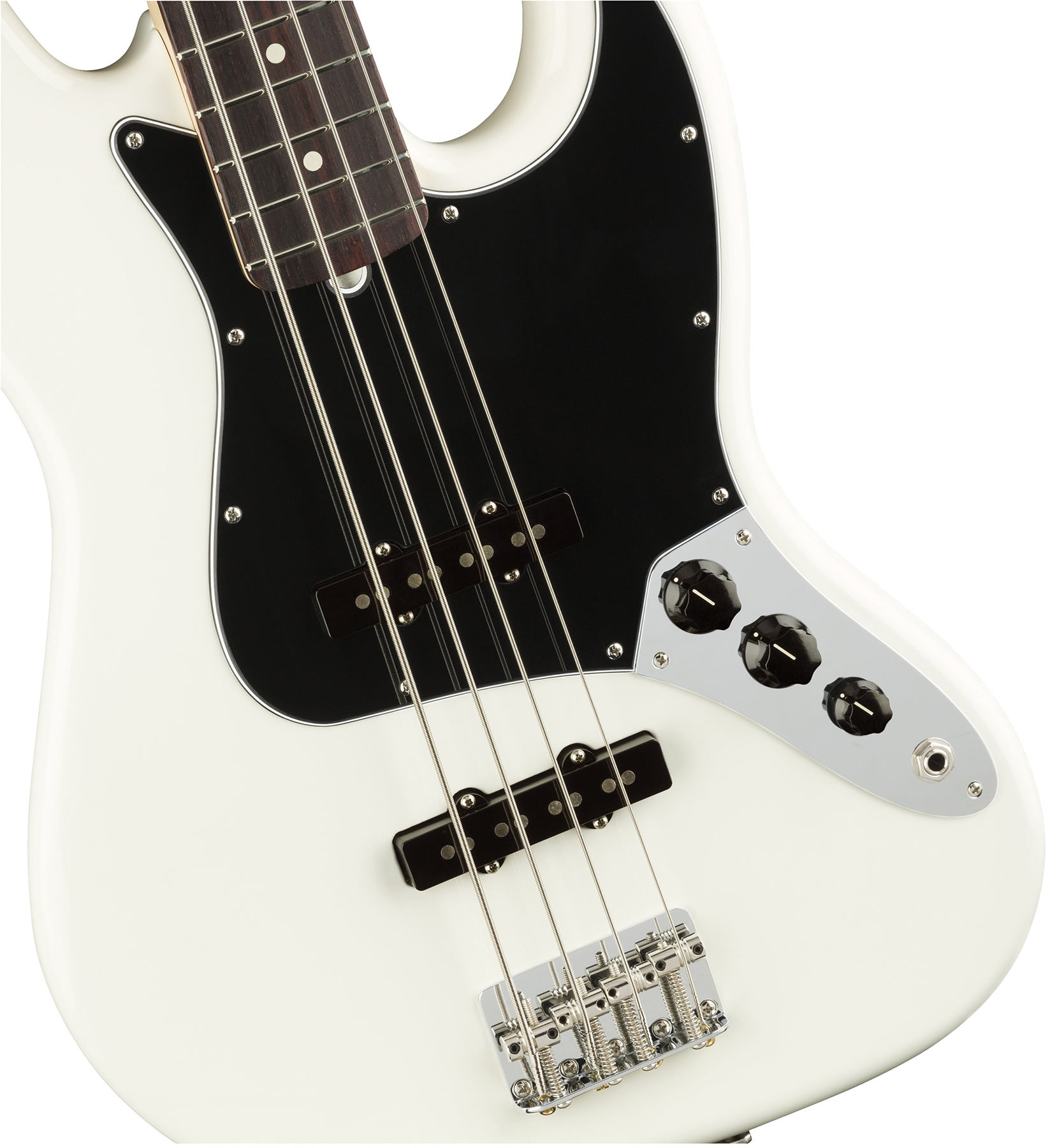 Fender Jazz Bass American Performer Usa Rw - Arctic White - Solid body elektrische bas - Variation 2