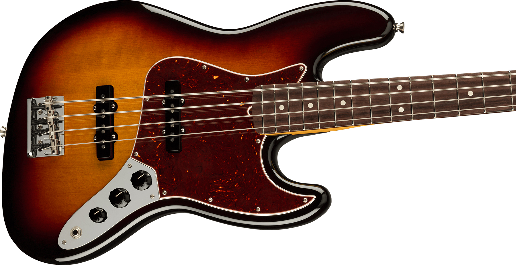 Fender Jazz Bass American Professional Ii Lh Gaucher Usa Rw - 3-color Sunburst - Solid body elektrische bas - Variation 2