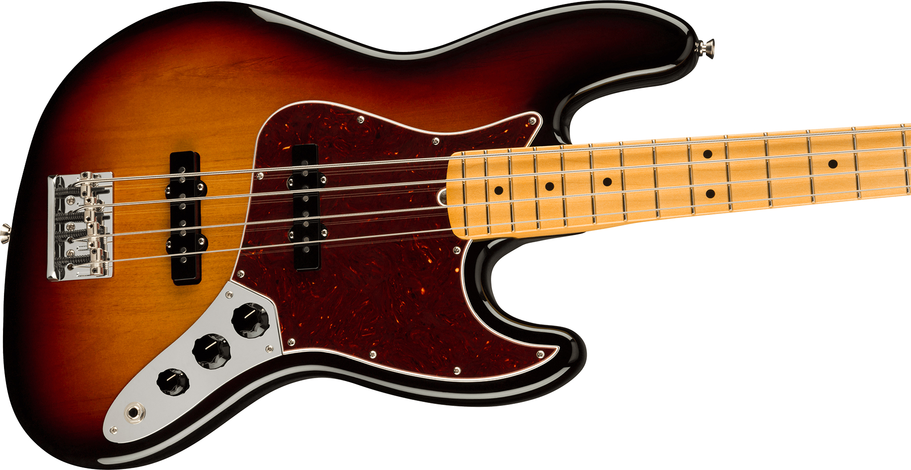 Fender Jazz Bass American Professional Ii Usa Mn - 3-color Sunburst - Solid body elektrische bas - Variation 2