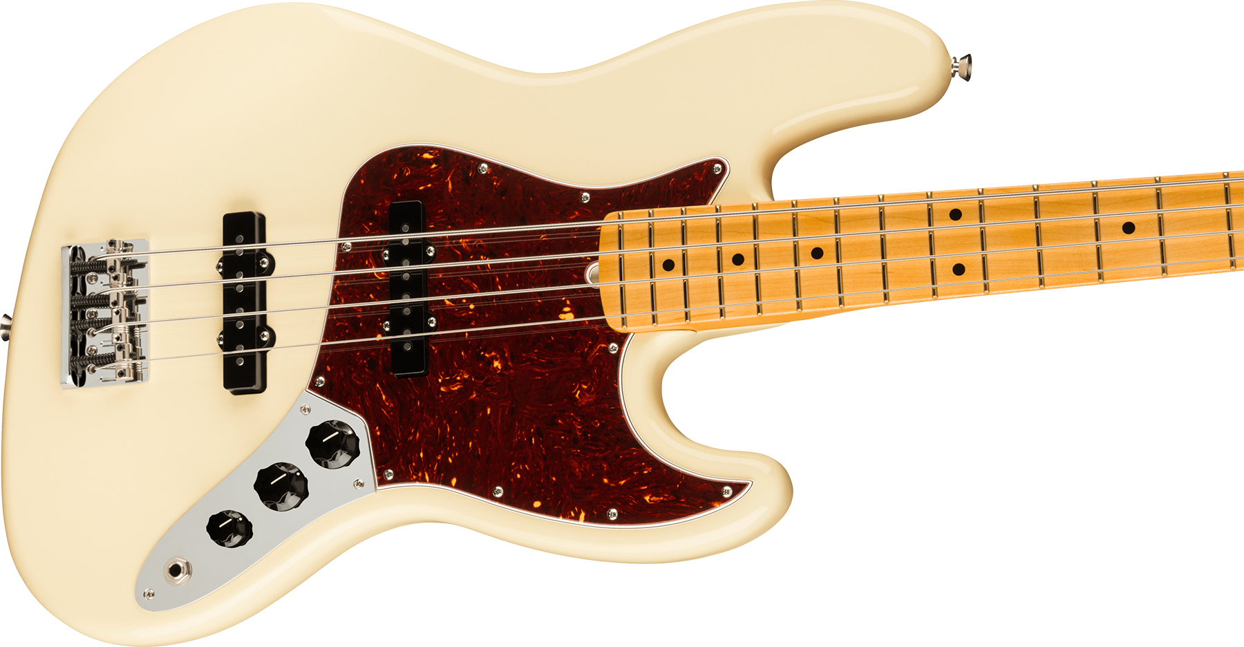 Fender Jazz Bass American Professional Ii Usa Mn - Olympic White - Solid body elektrische bas - Variation 3