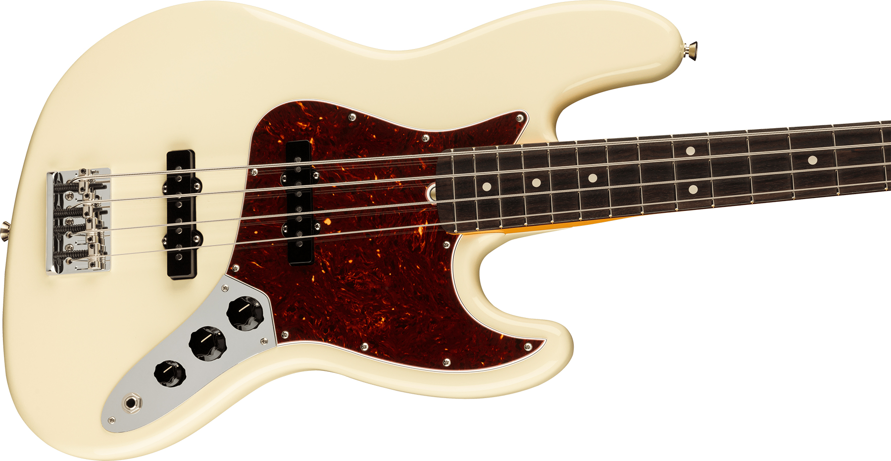 Fender Jazz Bass American Professional Ii Usa Rw - Olympic White - Solid body elektrische bas - Variation 2
